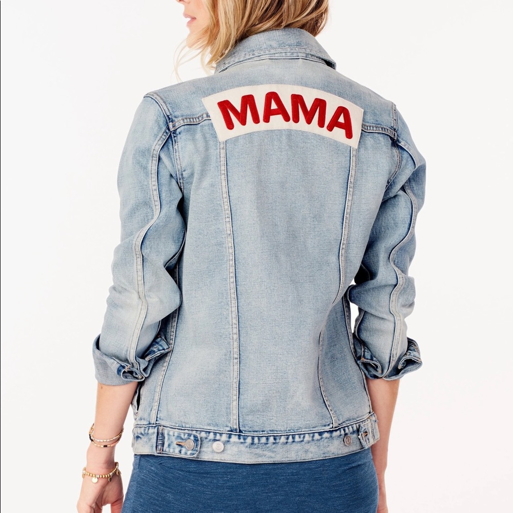 NWOT Ingrid & Isabel Mama Denim Jacket Size XSmall